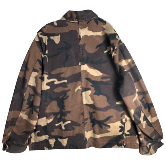 Vtg Liberty Real Tree Camo Chore Style Jacket Sz 3X Military Hunting Utility EUC - Picture 2 of 16